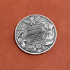 COINZA-15-0 | 1.5" Zinc Challenge Coin (No Color Fill)