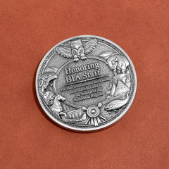 COINZA-15-0 | 1.5" Zinc Challenge Coin (No Color Fill)
