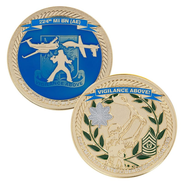 COINZA-175-2 | 1.75" Zinc Challenge Coin (4 Colors on Both Sides)
