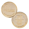 COINZA-2-0 | 2" Zinc Challenge Coin (No Color Fill)