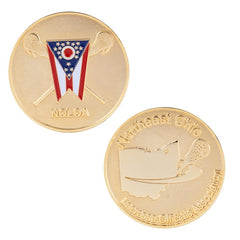 COINZA-225-1 | 2.25" Zinc Challenge Coin (4 Colors on 1 Side)