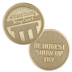 COINZA-275-0 | 2.75" Zinc Challenge Coin (No Color Fill)