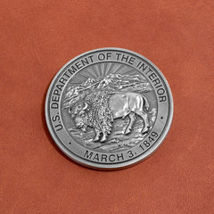 COINZA-3-0 | 3" Zinc Challenge Coin (No Color Fill)