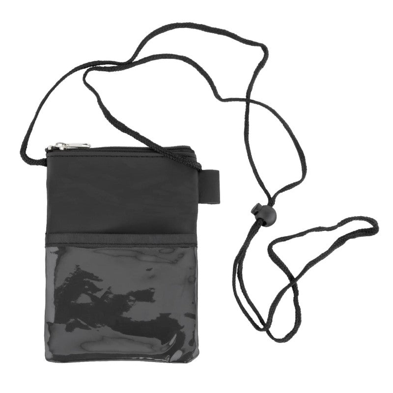 CW-6-BLK | 4.50" W x 6.00" H - Vinyl Credential Wallet (Blank)