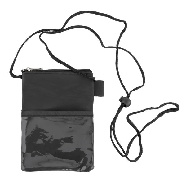 CW-6-BLK | 4.50" W x 6.00" H - Vinyl Credential Wallet (Blank)