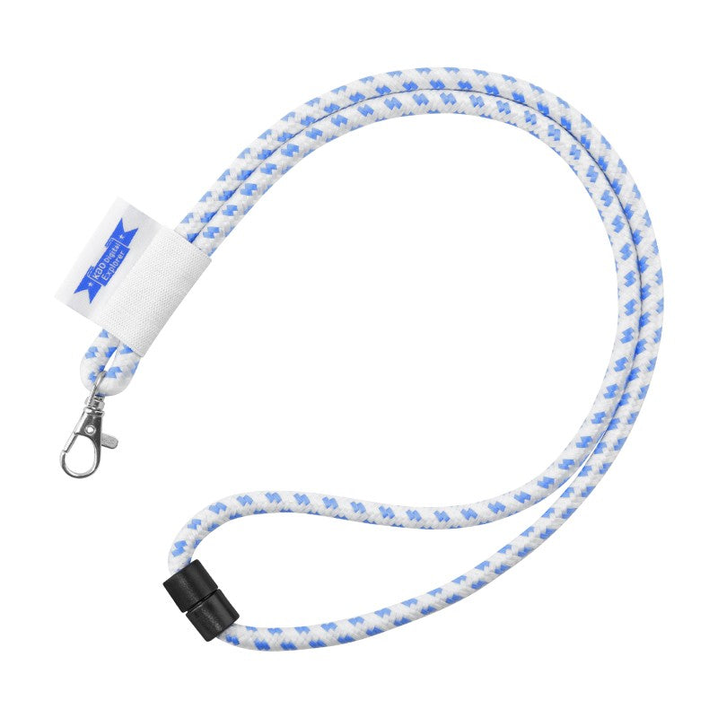 CWL | 0.31" High-Elastic Cotton/Polyester Blend Woven Lanyard