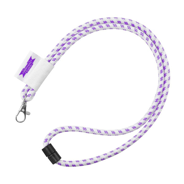 CWL-PB | 0.31" High-Elastic Cotton/Polyester Blend Woven Pricebuster Lanyard
