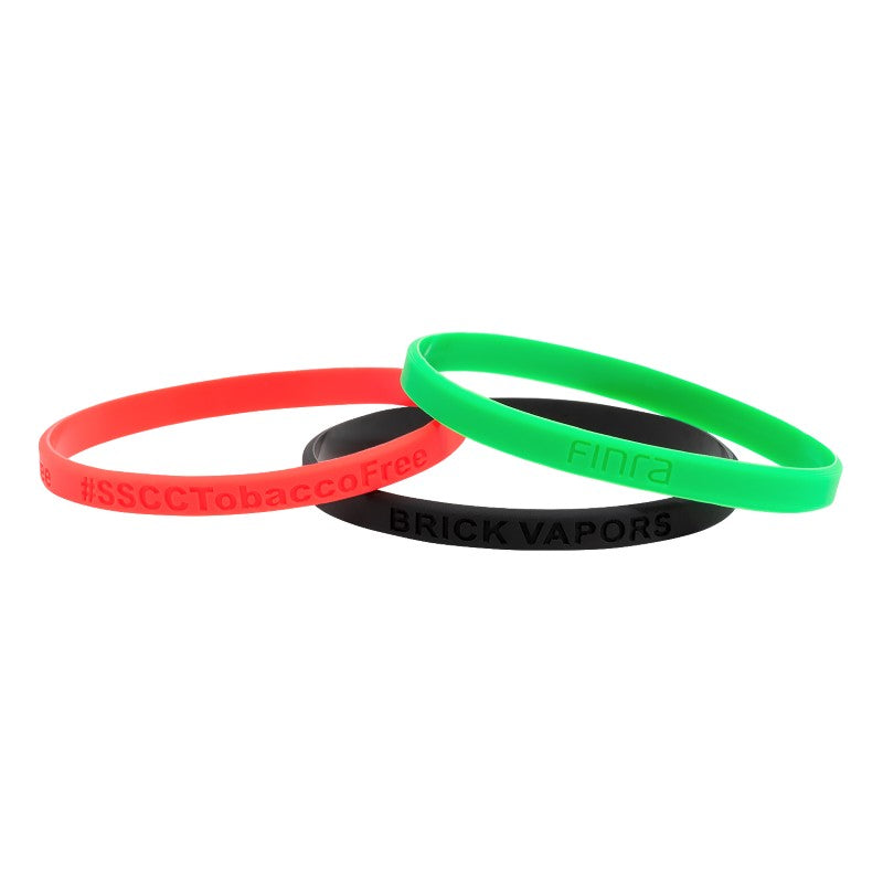 DB-14 | 1/4" Debossed Silicone Wristband