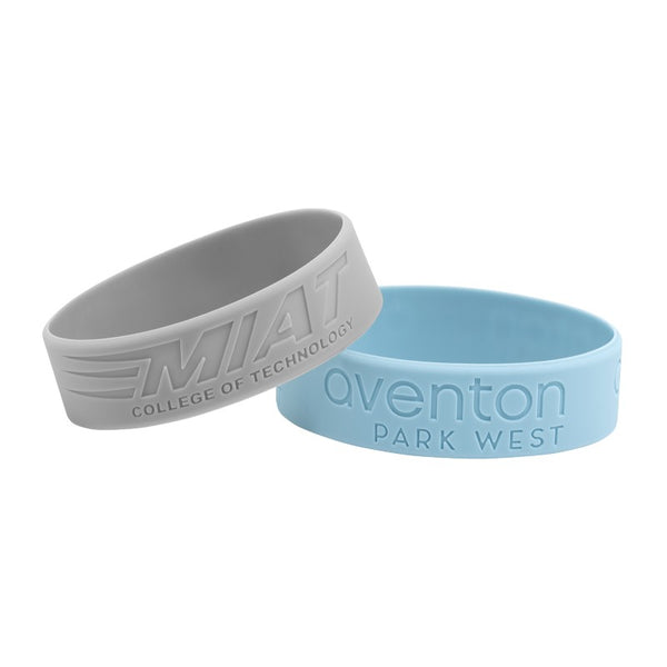 DB-34 | 3/4" Debossed Silicone Wristband