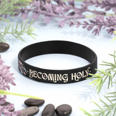 DBCF-12 | 1/2" Debossed Silicone Wristband with Colorfill