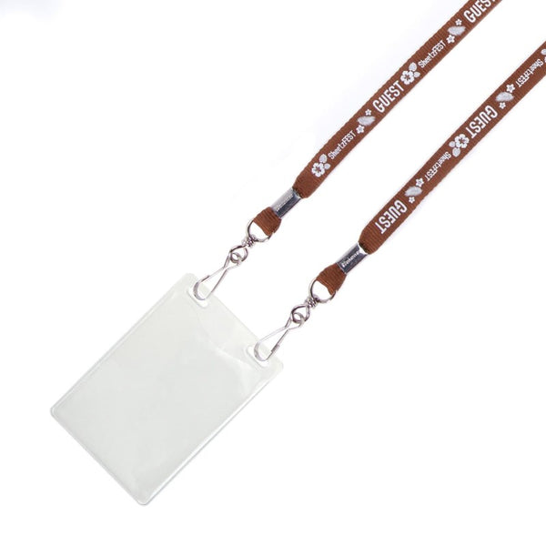 DEND-58 | 5/8" Double Ended Flat Polyester Lanyard