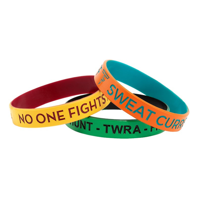DLSBR | 1/2" Rush Dual Layered Silicone Wristband