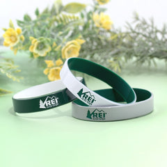 DLSBR | 1/2" Rush Dual Layered Silicone Wristband