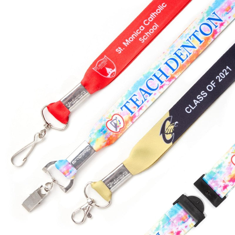 DSY-1 | 1" Dye Sublimated Youth Lanyard with Breakaway
