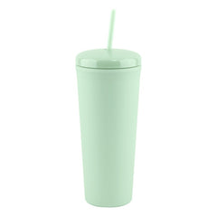 DTM25-2 | 25 oz. Dome Rubberized Plastic Travel Mug (2 Color Imprint)