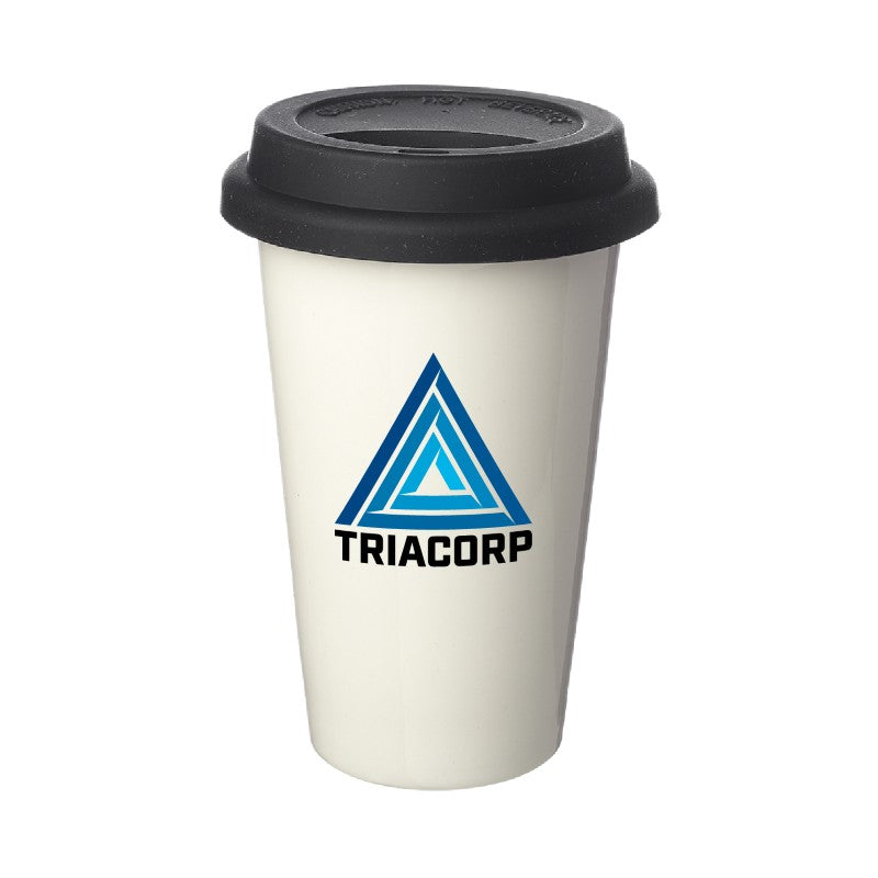 DWCT-F | 11 oz. Double Wall Ceramic Tumbler (Full Color Imprint)