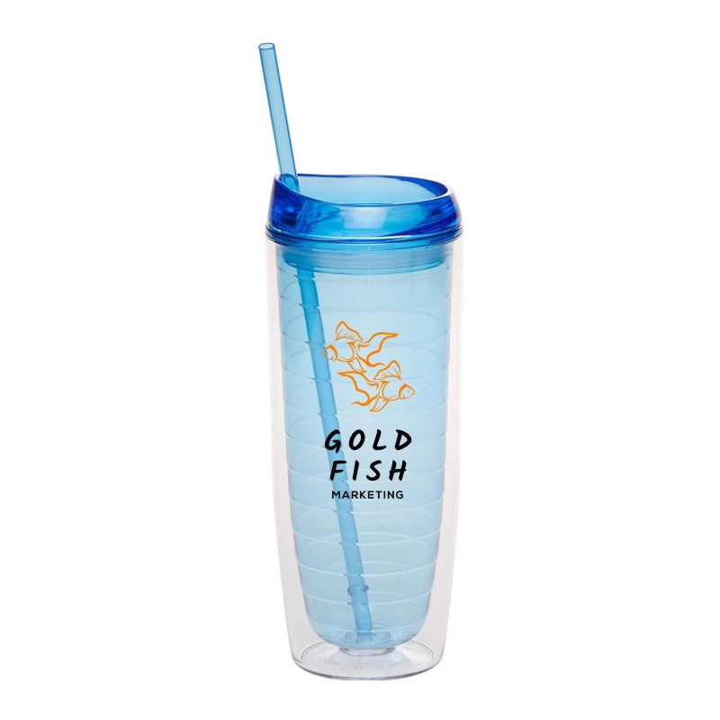 DWTAC-2 | 20 oz. Asteroid Double-Wall Acrylic Tumbler (2 Color Imprint)