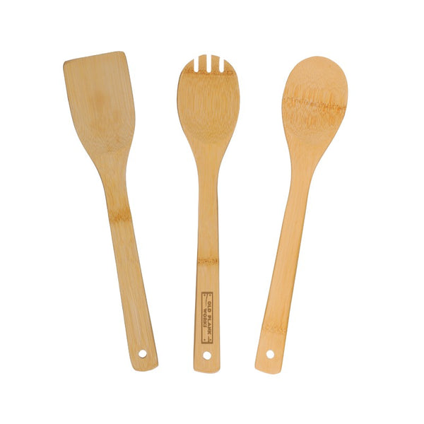 ECBT-E | Eco Chef Bamboo Utensil Trio (Engraved Imprint)