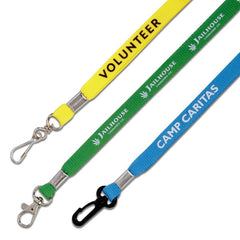 ECOFPL-12 | 1/2" Eco-Friendly Flat Polyester Lanyard