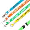 FPLY-58 | 5/8" Flat Polyester Youth Lanyard with Breakaway