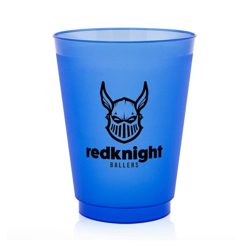 FPSC-1 | 16 oz. Court Side Frosted Plastic Stadium Cup (1 Color Imprint)