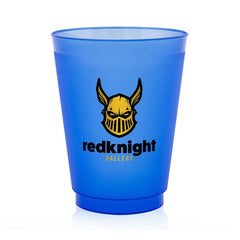 FPSC-2 | 16 oz. Court Side Frosted Plastic Stadium Cup (2 Color Imprint)