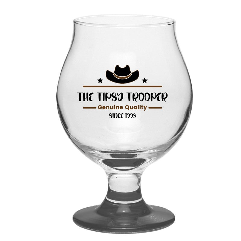 GWBB-2 | 13 oz. Brussels Belgian Beer Glass (2 Color Imprint)