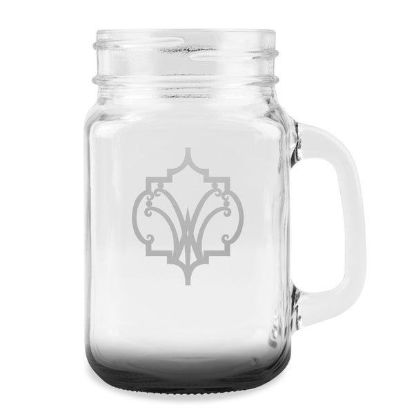 GWM16-E | 16 oz. Sunny Day Mason Jar (Engraved Imprint)