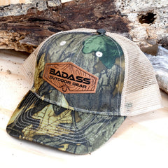 H-CBM-E | Crossbow Camo Mesh Trucker Hat (Embroidered)