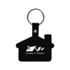 HSKT-1 | House Shaped Soft Plastic Key Tag (1 Color Imprint)