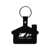 HSKT-2 | House Shaped Soft Plastic Key Tag (2 Color Imprint)