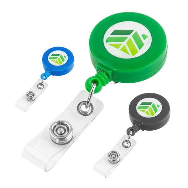 IDP-30 | Custom Round Clip-On Badge Reel