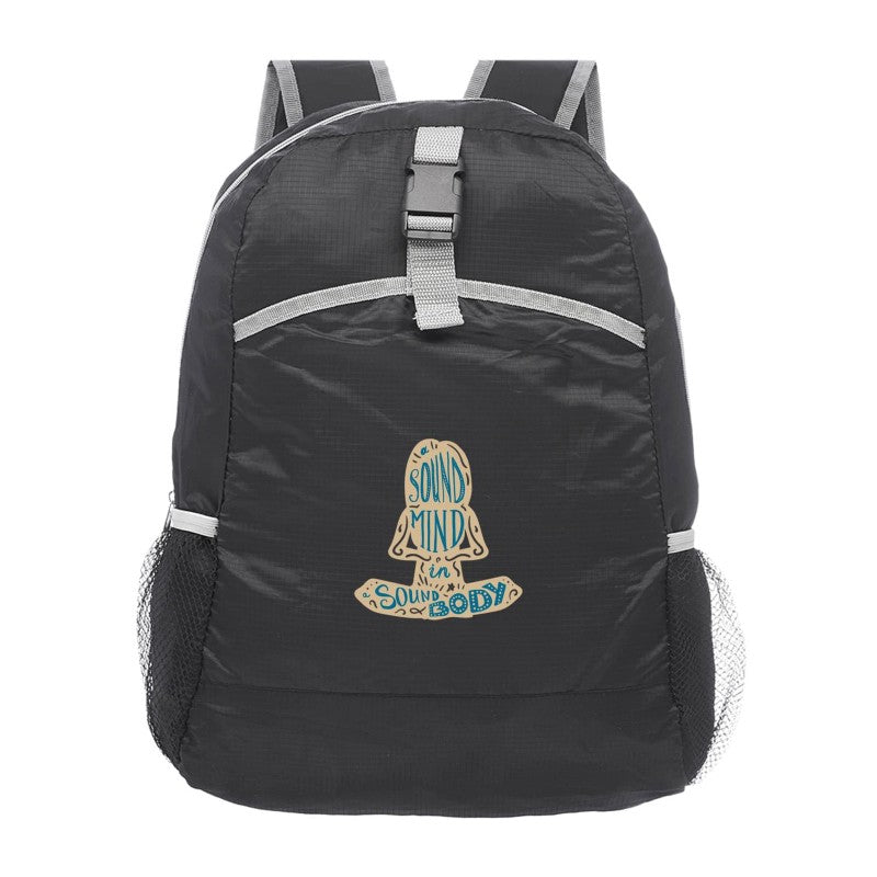 IDP-BP07-2 | Foldable Backpack (2 Color Imprint)
