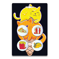 IDP-BTP4-125 | Four 1.25" Pin-Back Buttons on Backing Card