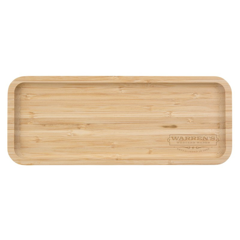IDP-CCB-6 | Rectangle Bamboo Serving Tray (Engraved Imprint)