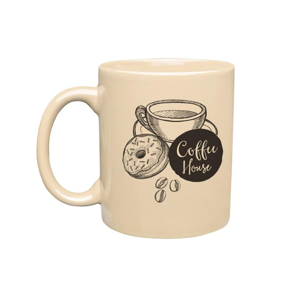 IDP-CM01-1 | 11 oz. Ceramic Custom Mug (1 Color Imprint)