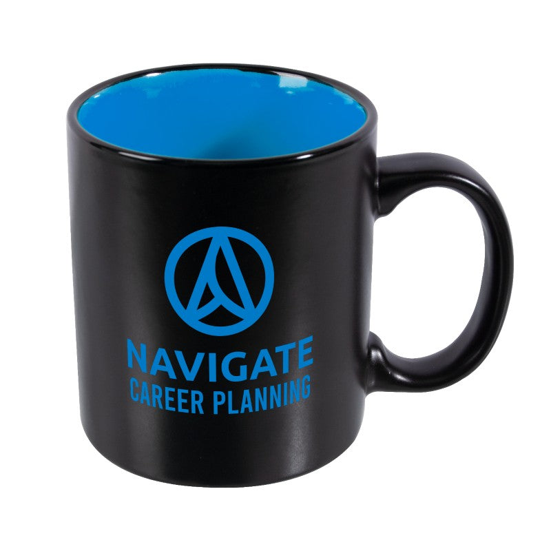 IDP-CM08-1 | 11 oz. Matte Inner Chroma Mug (1 Color Imprint)