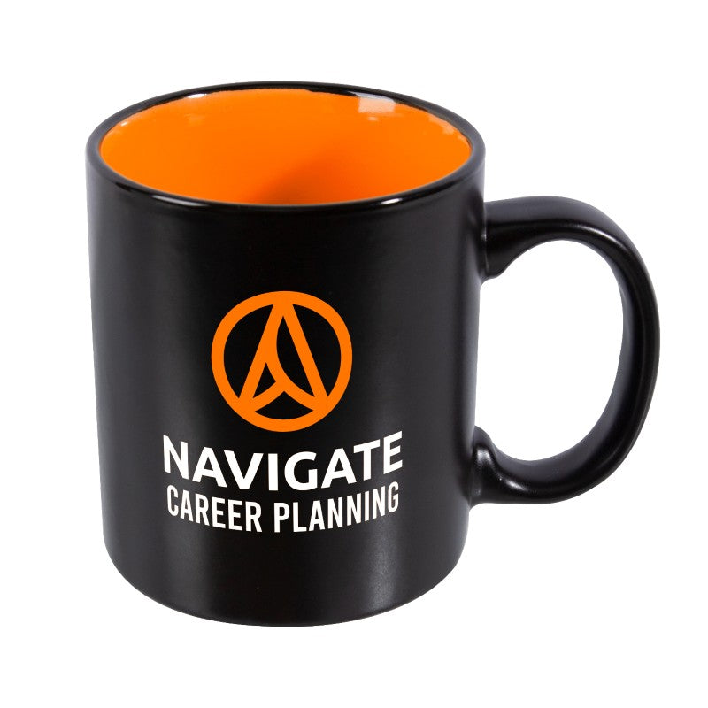 IDP-CM08-2 | 11 oz. Matte Inner Chroma Mug (2 Color Imprint)