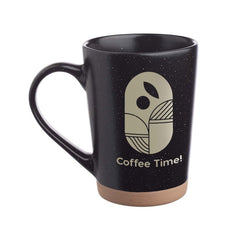 IDP-CM22-1 | 16 oz. Java Speckled Clay Ceramic Mug (1 Color Imprint)