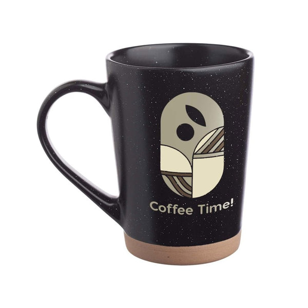 IDP-CM22-F | 16 oz. Java Speckled Clay Ceramic Mug (Full Color Imprint)