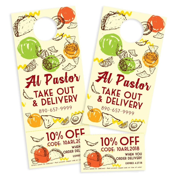 IDP-DH10-P | Door Hanger (10pt - Perforated)