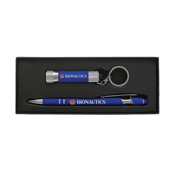IDP-DWT-C | Vector Pen with Flashlight Gift Box Set