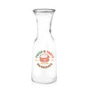 IDP-GC34-F | 34 oz. Clear Glass Carafe (Full Color Imprint)