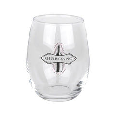 IDP-GW02-2 | 9 oz. Tulip Stemless Wine Glass (2 Color Imprint)