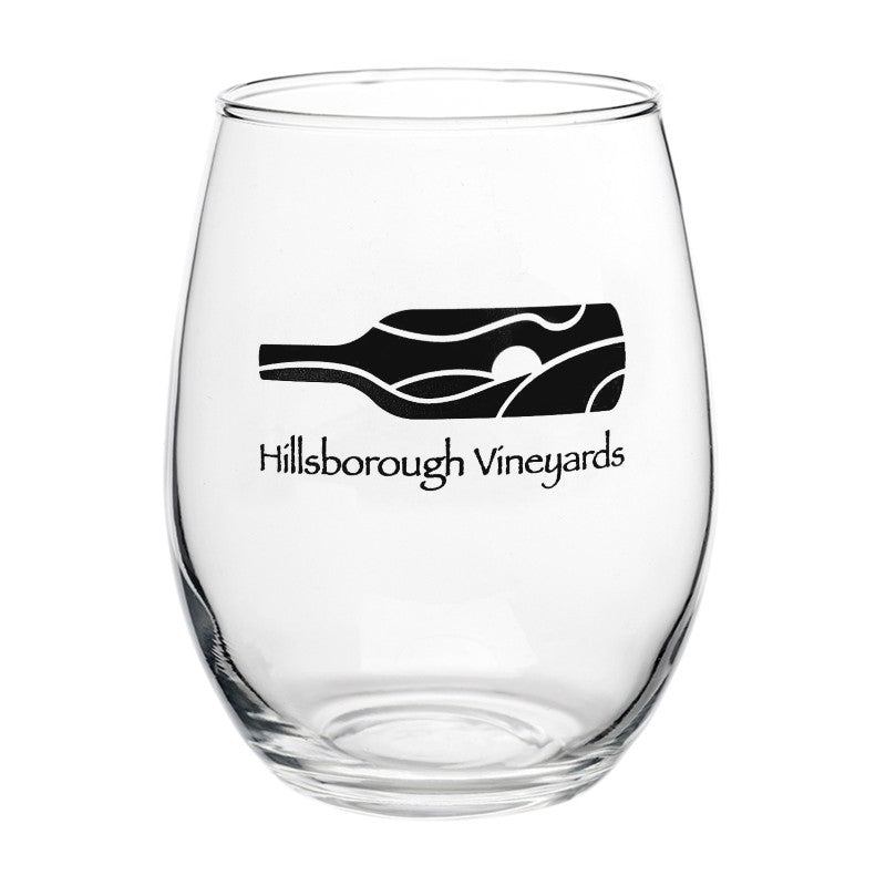 IDP-GW03-1 | 15 oz. Imported Stemless Wine Glass (1 Color Imprint)