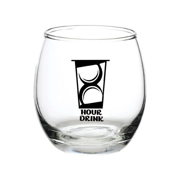 IDP-GW11-1 | 11.5 oz. Mikonos Stemless Wine Glass (1 Color Imprint)