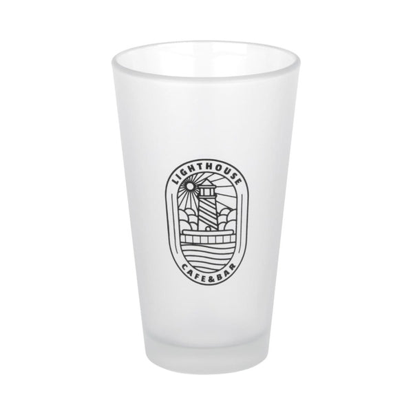 IDP-GW14-1 | 16 oz. Decker Frosted Pint Glass (1 Color Imprint)