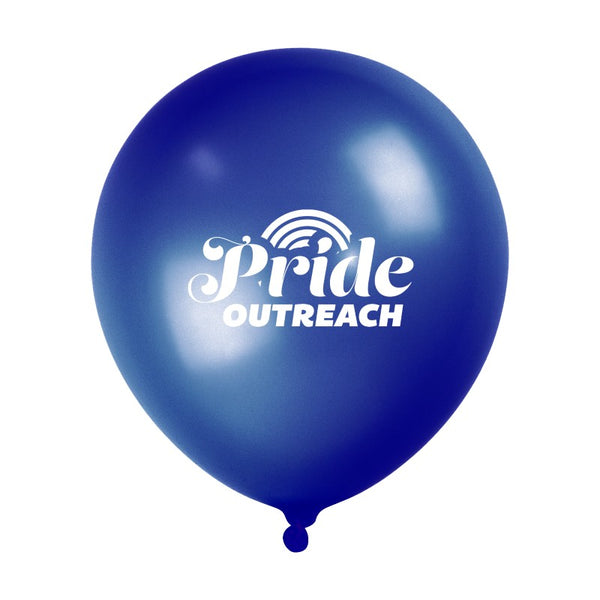 IDP-LB10C-1 | 10" Chrome Latex Balloon (1 Color Imprint)