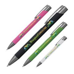 IDP-MMN-C | Atherton Softy Metal Pen (Full Color Imprint)