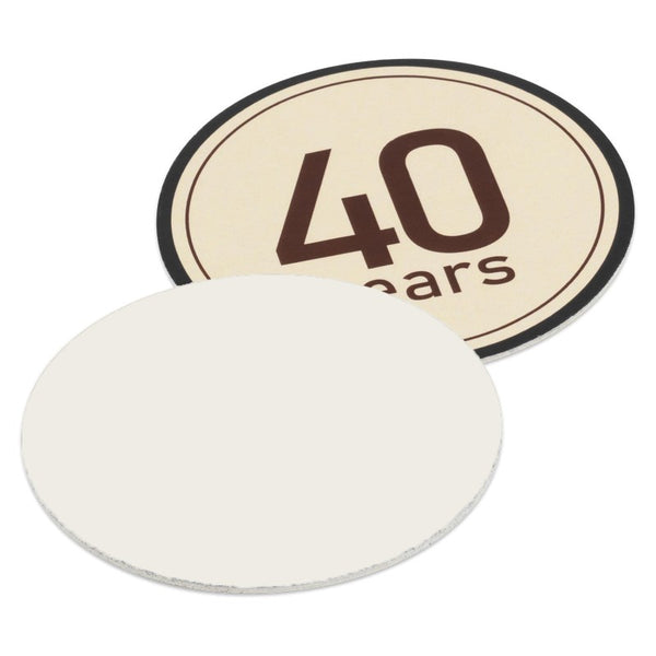IDP-PBC-1-35 | 3.5" Pulpboard Circle Coaster (Full Color on 1 Side)